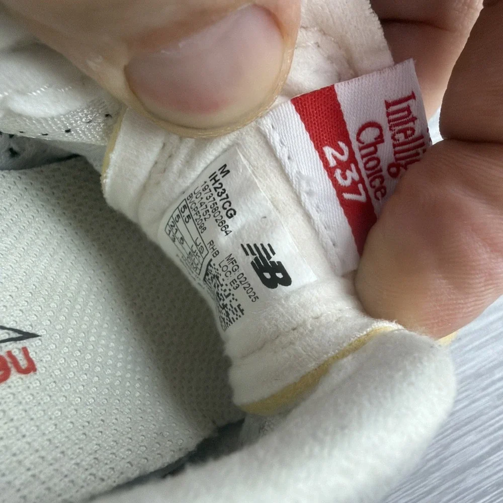 New Balance 237 Toddler‎ Sneakers Gray Black Gum Sole Lace Up Shoes Kids 5.5